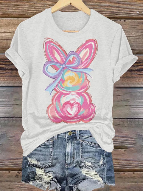 Bunny , Coquette Easter Bunny Ears T-shirt