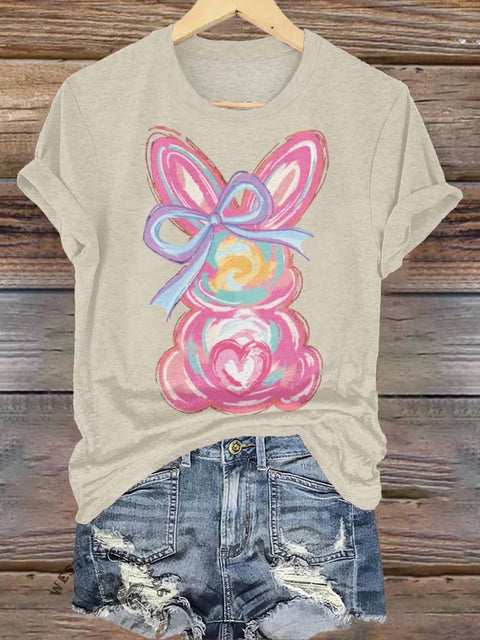 Bunny , Coquette Easter Bunny Ears T-shirt