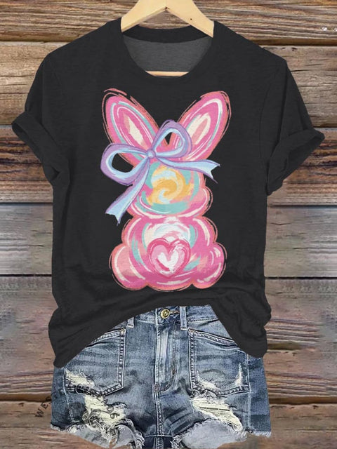 Bunny , Coquette Easter Bunny Ears T-shirt