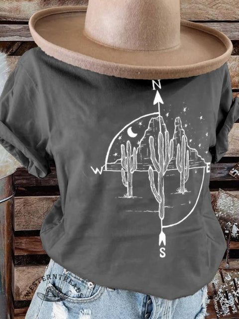 Desert Cactus Art Print T-shirt