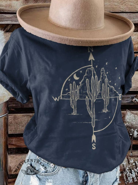Desert Cactus Art Print T-shirt