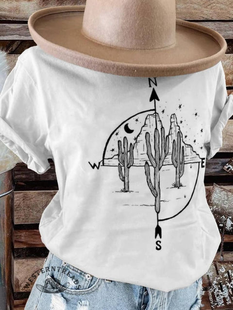 Desert Cactus Art Print T-shirt