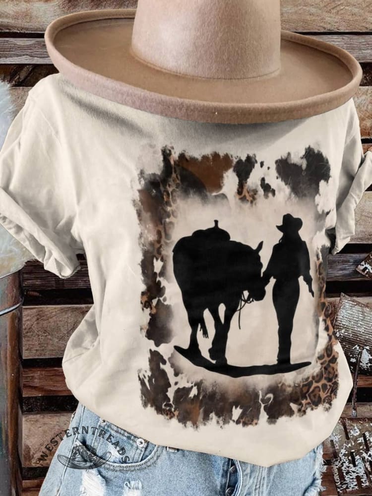 Cowgirl Print T-shirt