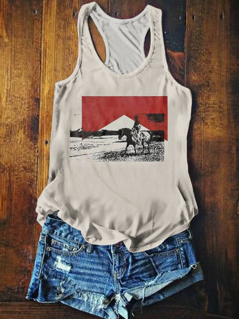 Classic West Cowboy Women's Tank Top
