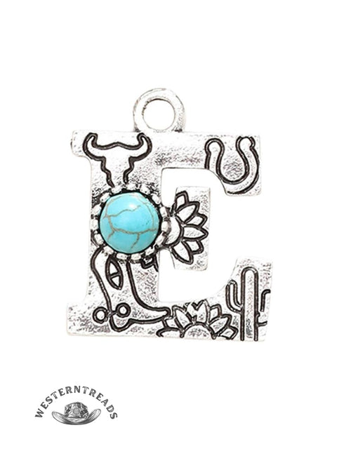 Genuine Turquoise Alphabet Pendant Charms – DIY Jewelry Accessories