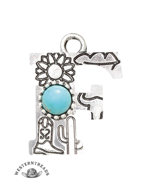Genuine Turquoise Alphabet Pendant Charms – DIY Jewelry Accessories