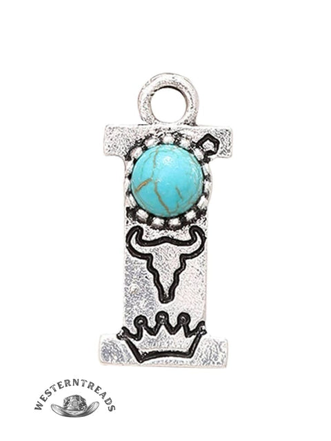 Genuine Turquoise Alphabet Pendant Charms – DIY Jewelry Accessories