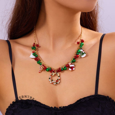 Colorful Christmas Necklace