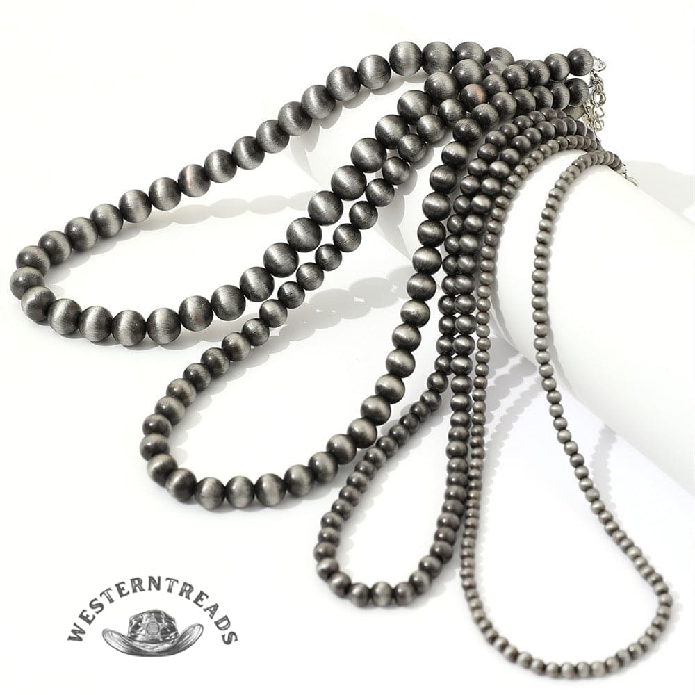 Navajo Pearl Cowgirl Necklace 4 piece Set