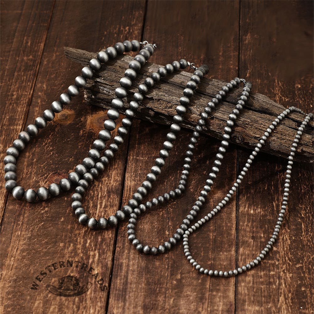 Navajo Pearl Cowgirl Necklace 4 piece Set