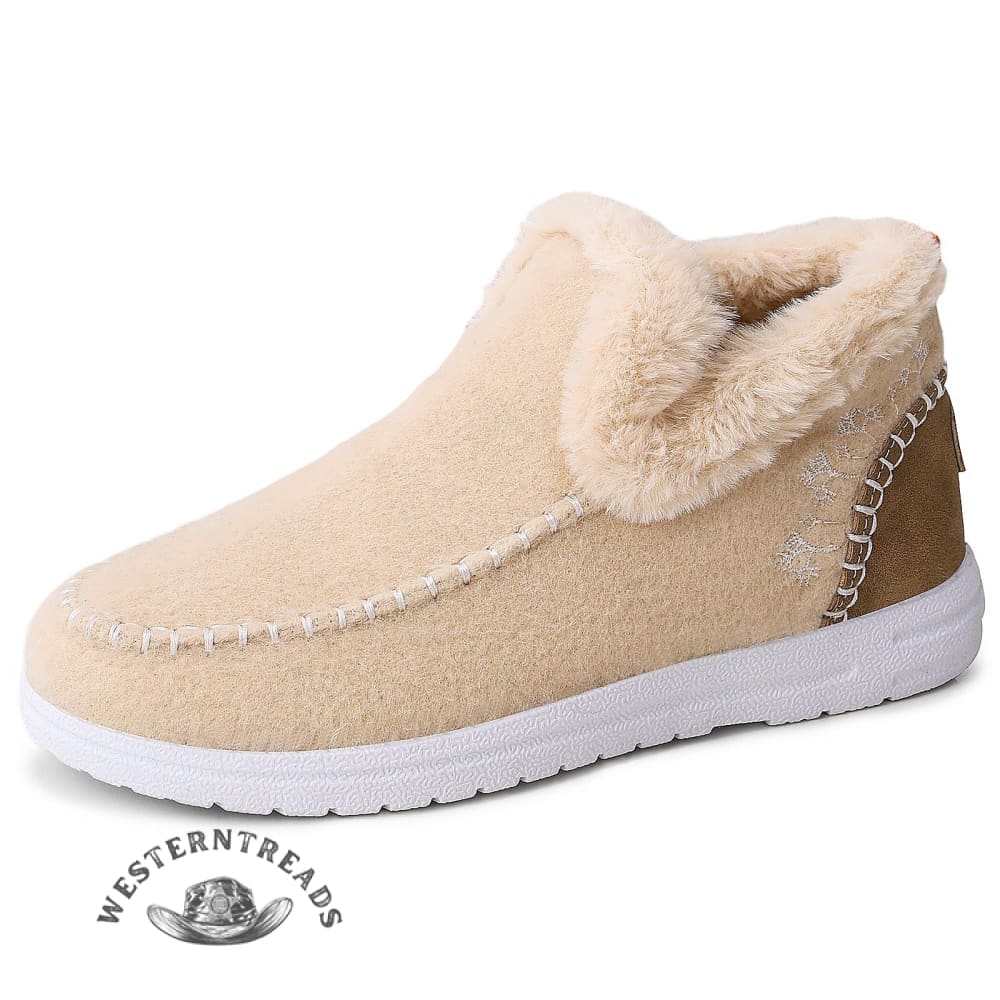 Vintage Velvet Snow BootsShoes