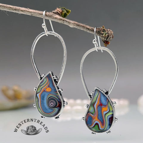 Bohemian hippie artisan creative earrings
