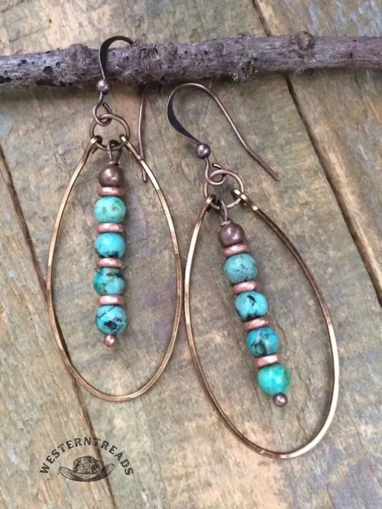 Vintage Turquoise Accessory Earrings