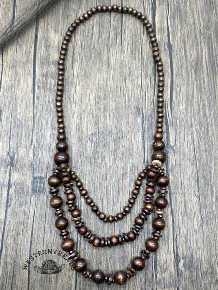 Bohemian Vintage Beaded Long Necklace