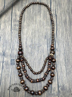 Bohemian Vintage Beaded Long Necklace