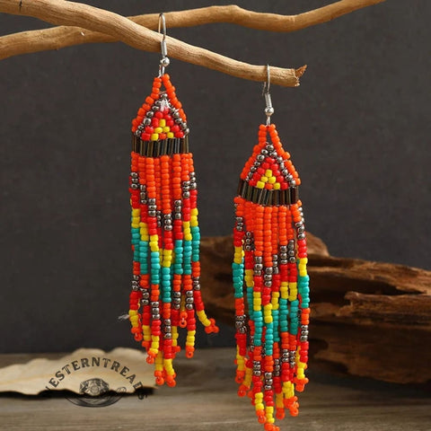Bohemian Style Long Tassel Earrings