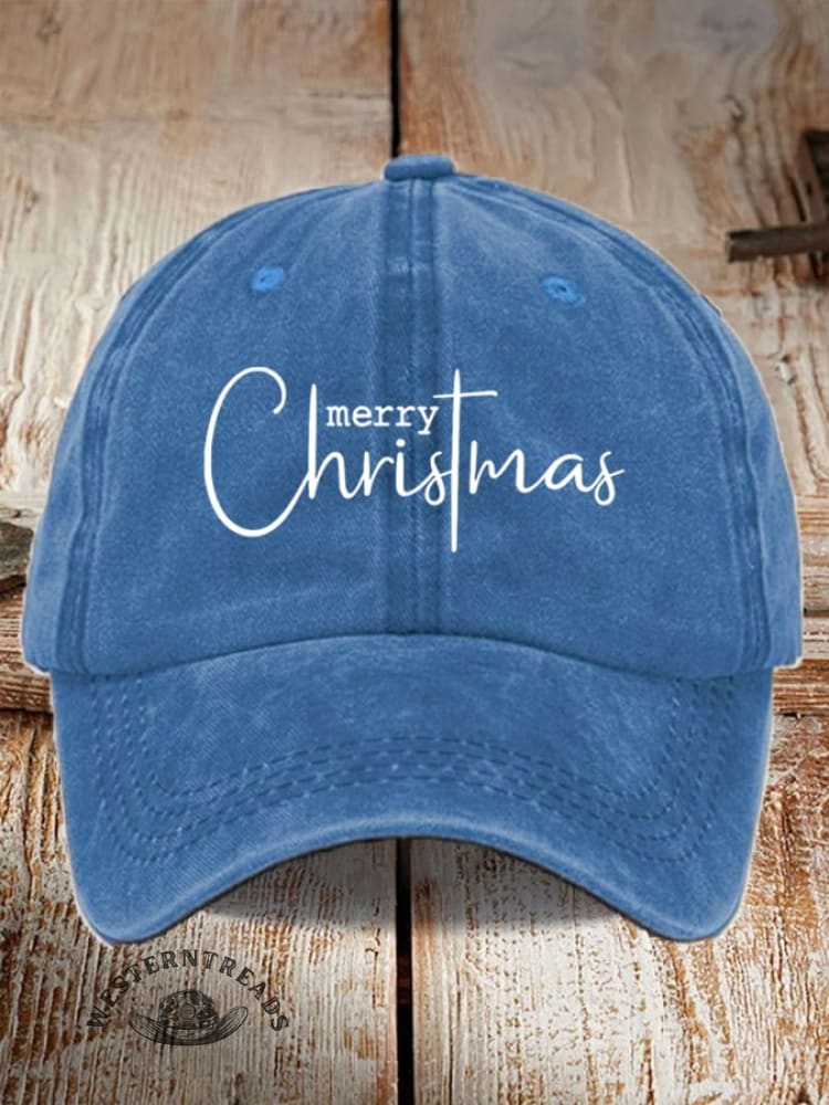 UnisexMerry ChristmasPrint Baseball Cap
