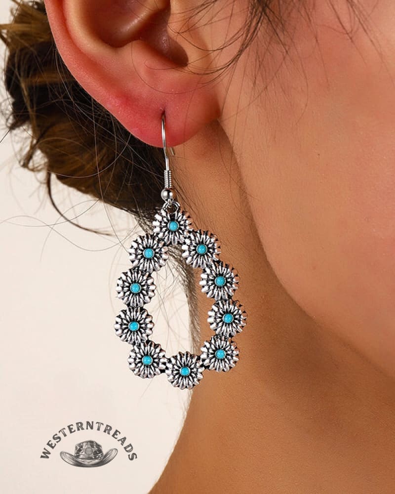 Floral Drop Earrings