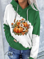 Women's Casual Autumn Pumpkin Retro Sweatshirt