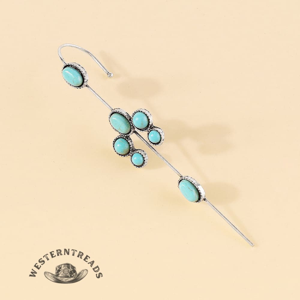 Single Chic Turquoise Earring