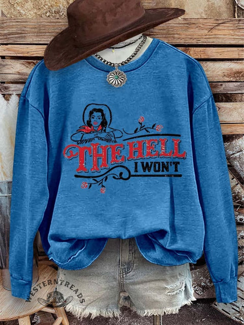 The Hell Print Casual Sweatshirt