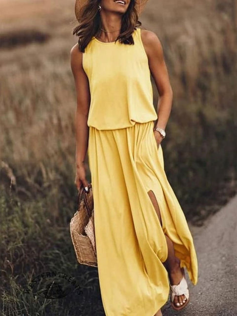 Super low price✨Women's Solid Color Loose Elegant Casual Dress