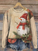 Vintage Christmas Art CasualSweatshirt
