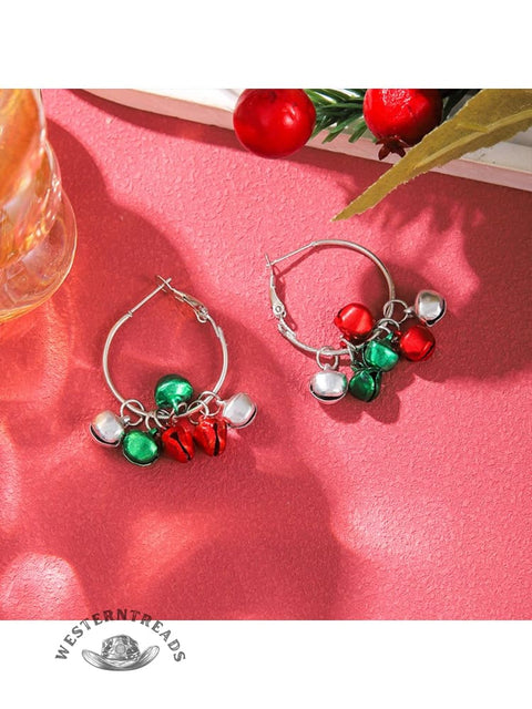 Christmas Ornament Tassel Earrings