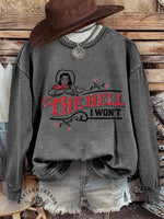 The Hell Print Casual Sweatshirt