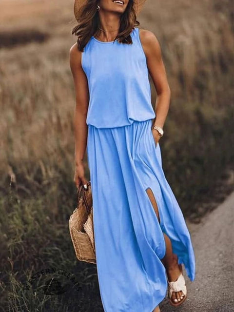 Super low price✨Women's Solid Color Loose Elegant Casual Dress