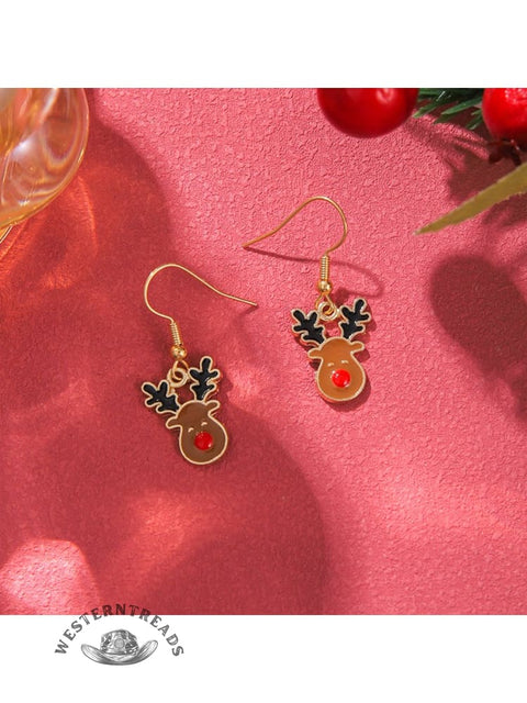 Christmas Ornament Tassel Earrings