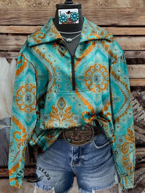 🔥Global best-selling🔥Classic Western Printed Sweatshirt