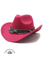 Solid Color Western Cowboy Hat