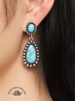 Women's Western Turquoise Earrings
