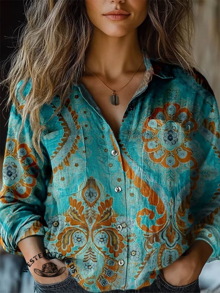 🔥Hot Sale🔥Classic Western Printed Sweatshirt