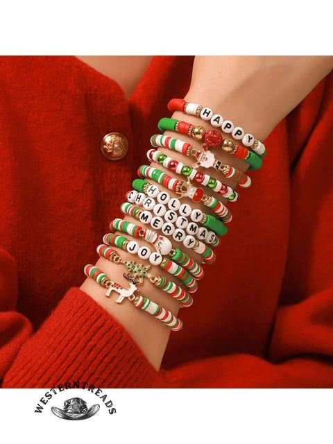 Christmas Soft Clay Beads Hand Ornaments