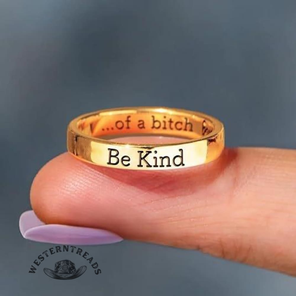 Be Kind...Of A Bi♥︎ch s925 sterling silver Ring