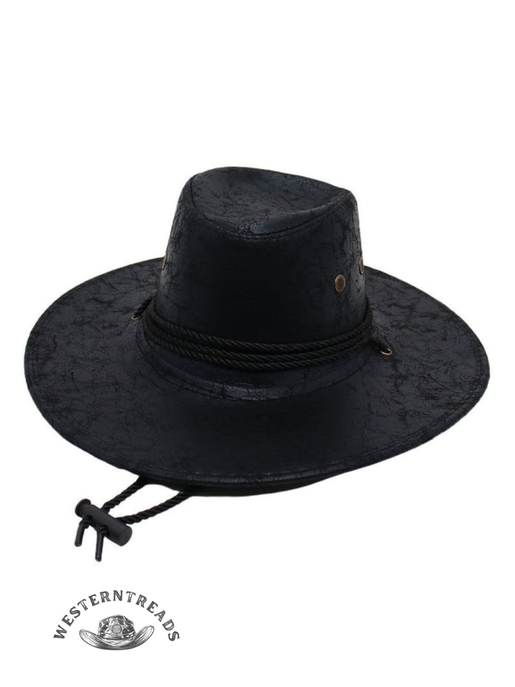 Western Cowboy Visor Drawstring Jazz Hat