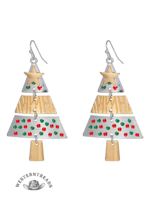 Christmas Ornament Tassel Earrings