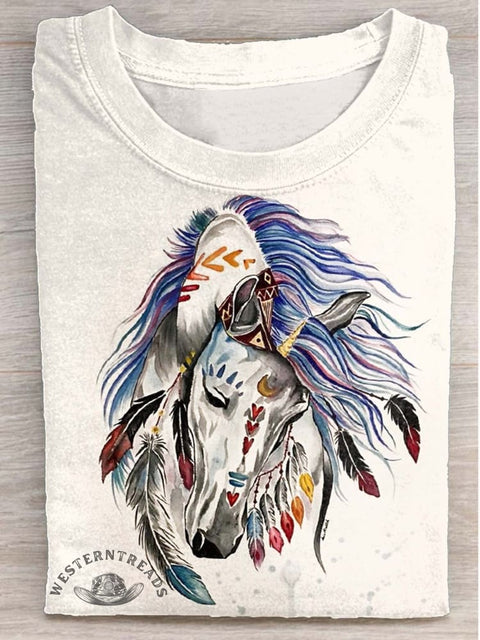 Horse Print T-shirt