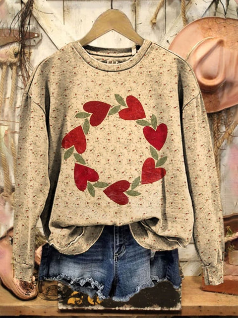 Valentine's Day Casual  Sweatshirt