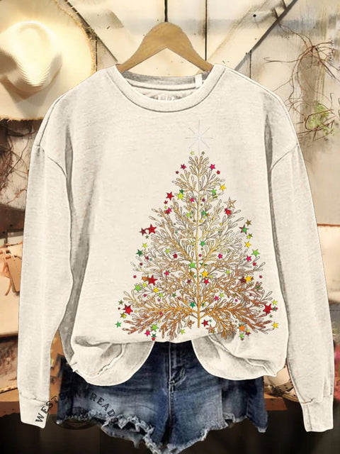 Christmas Tree Casual Sweatshirt