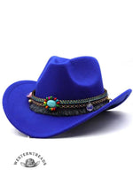 Solid Color Western Cowboy Hat
