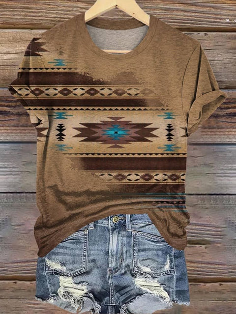 Aztac Print T-shirt