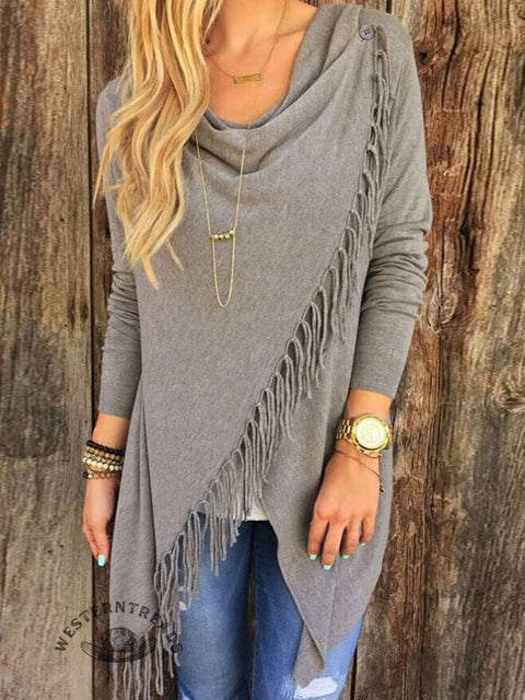 Women's Mid-Length Slim-Fit Knit Sweater