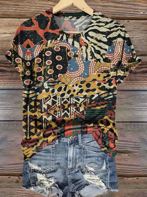 Aztac Print T-shirt