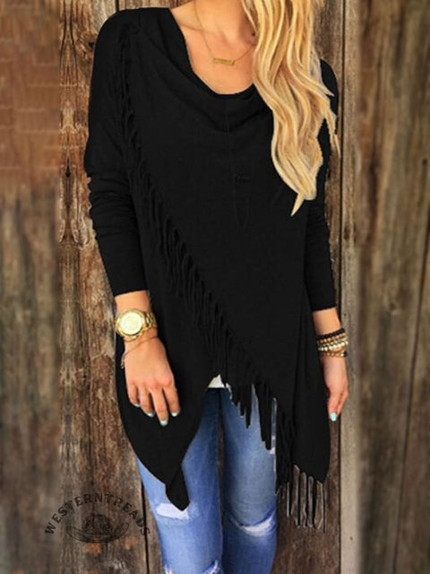 Women's Mid-Length Slim-Fit Knit Sweater