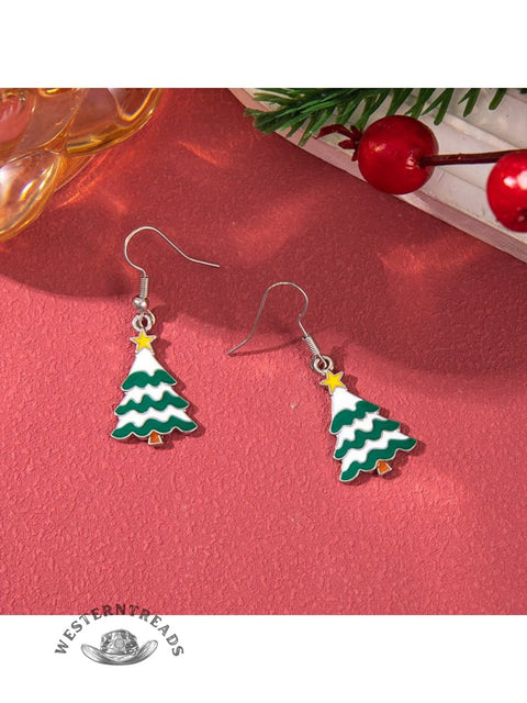 Christmas Ornament Tassel Earrings