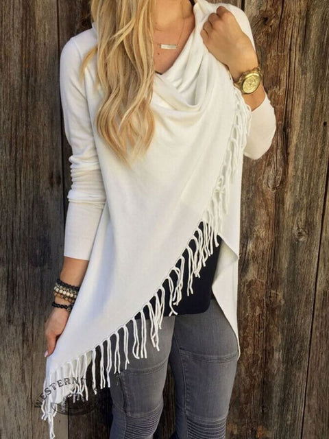 Women's Mid-Length Slim-Fit Knit Sweater