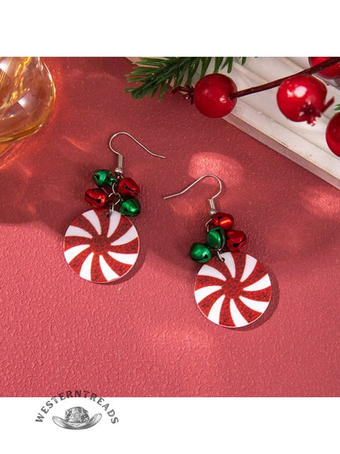 Christmas Ornament Tassel Earrings
